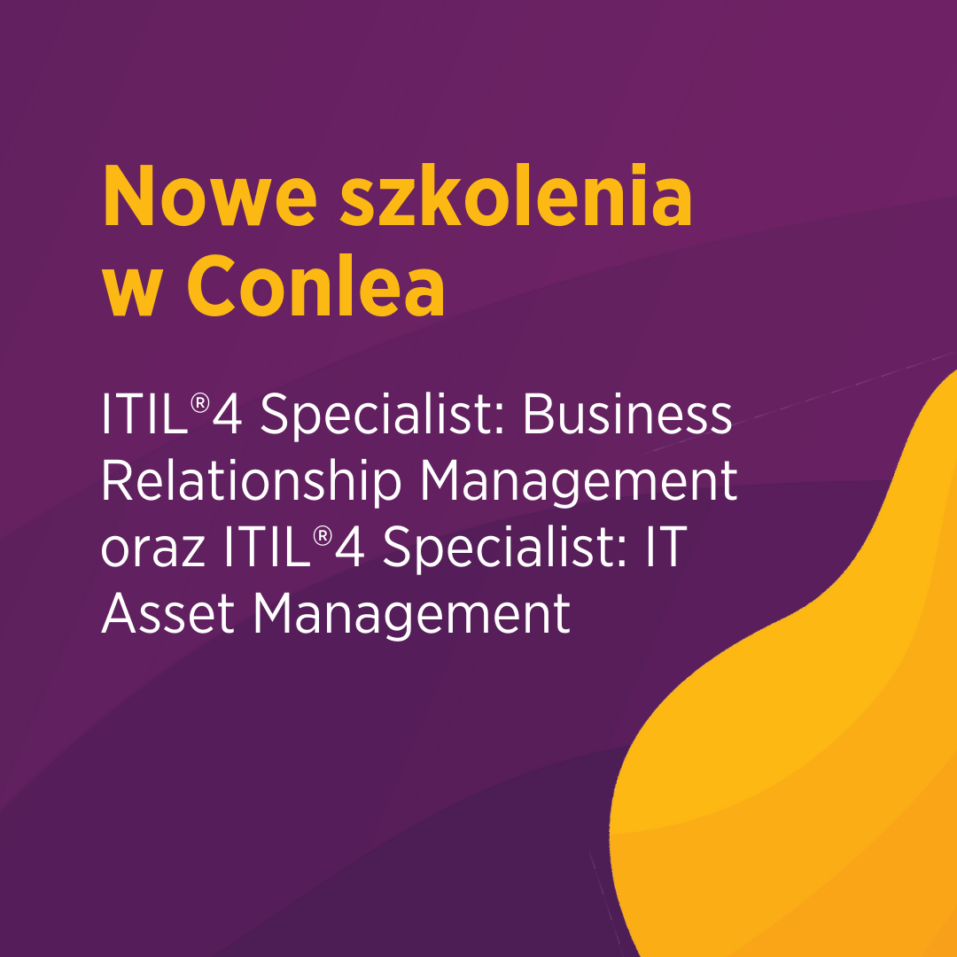 ITIL Extension Modules: dwa nowe szkolenia w ofercie Conlea