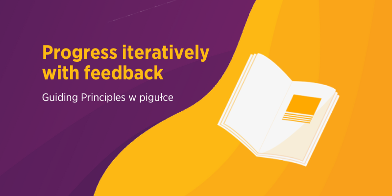 Zasady ITIL®. Progress iteratively with feedback